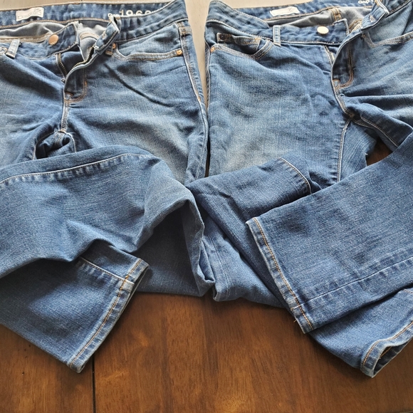 @rocket1415 Gap jeans 2 Pair always skinny medium blue wash sz 25r - Picture 9 of 11